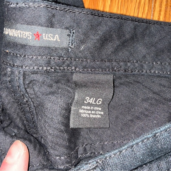 John Varvatos Star USA Authentic Classic Straight Leg Pant in Black 34 x 34 - Picture 4 of 8